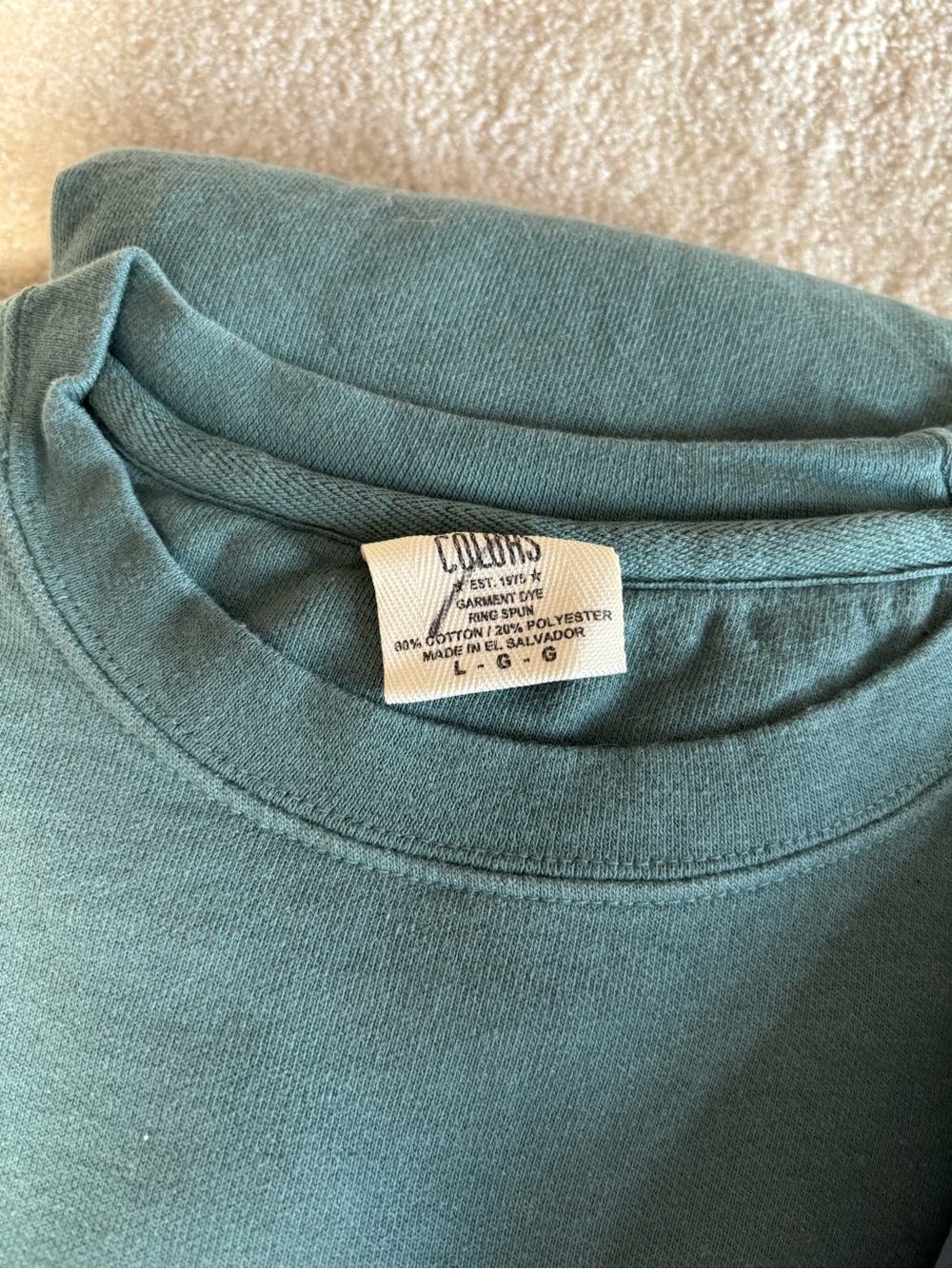NWOT Comfort Colors Set of Two Crewneck Sweatshirts - Picture 3 of 3